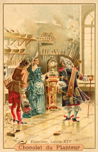 Ebanista, Francia, época de Luis XIV de French School